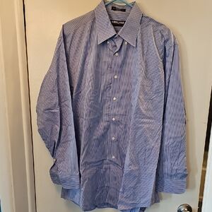 Mens Blue Dress Shirt Classic Fit